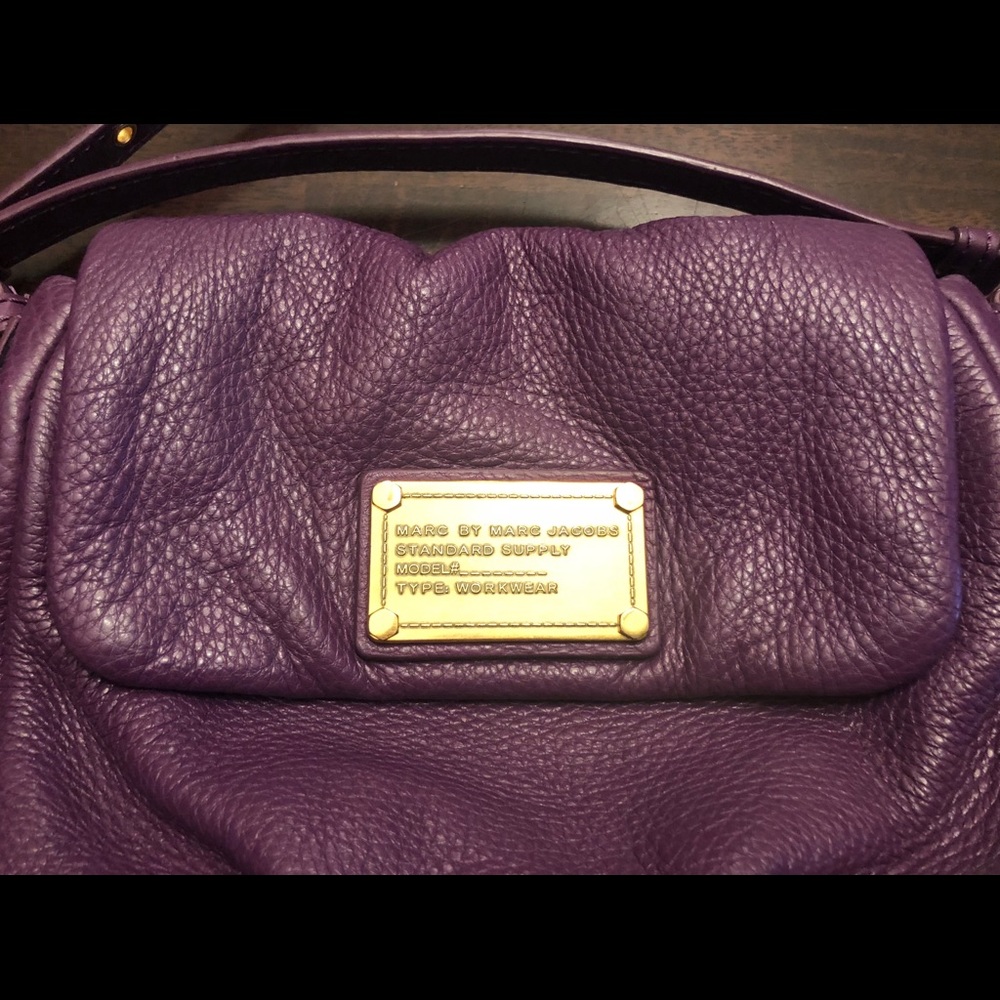 Marc by Marc Jacobs purple crossbody bag